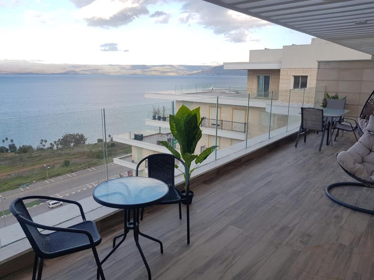 King David Breathtaking Lake View 4Bdr Penthouse Villa Tiberias Exterior photo